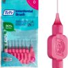 TePe Interdental Brushes | Type: Original | Pink | Size 0 (0.4mm) | 1 Pack of 8 Brushes